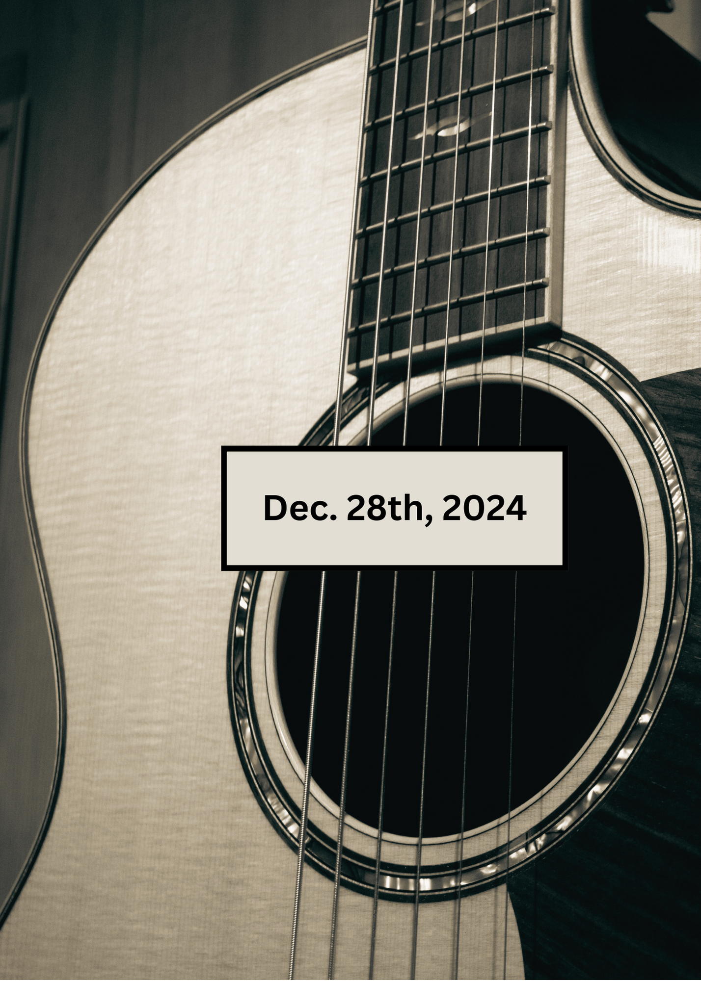 Guitar and Drum Circle Registration - Dec. 28th, 2024