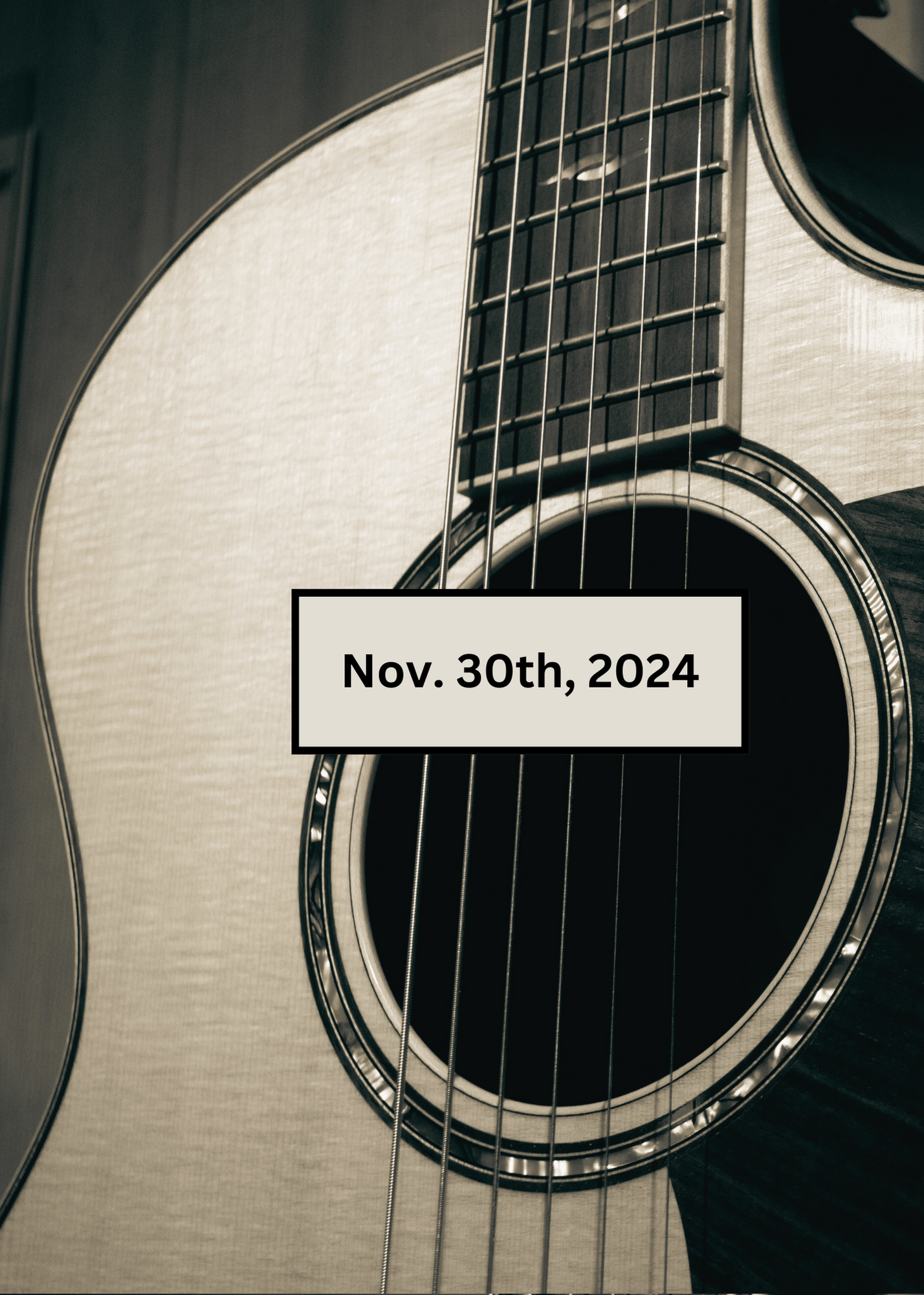 Guitar and Drum Circle Registration - Nov. 30th, 2024